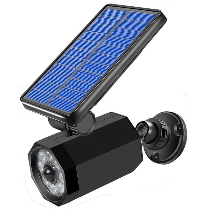 Feiyue - Caméra de simulation solaire d'extérieur avec détecteur de mouvement