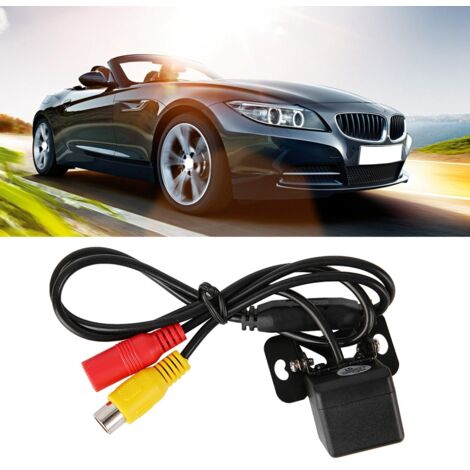 Caméra de stationnement voiture HD vision nocturne 0.2 Lux 4 LED étanche IP67 aide au recul