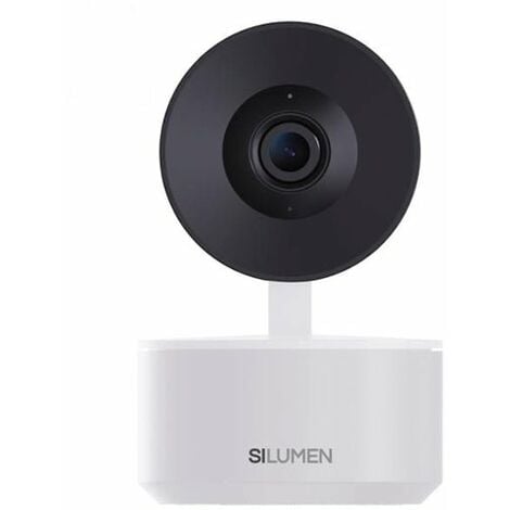 Caméra de Surveillance Connectée Wi-Fi 360° 1080p - Blanc - SILUMEN