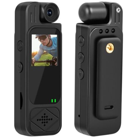 Caméra de surveillance discrète Y1 avec écran intégré - Modèle compact 7 (32 Go)