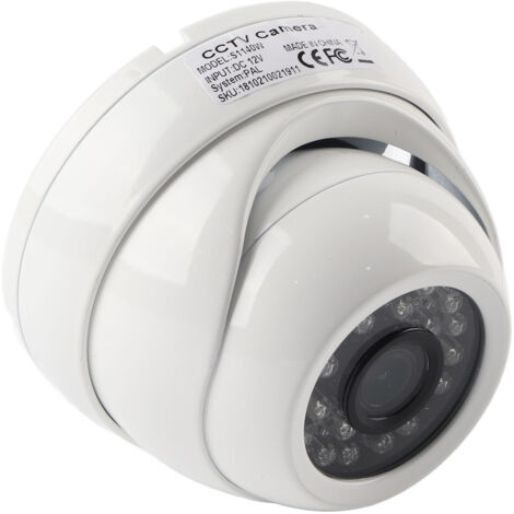 Caméra de Surveillance Extérieure Dôme AHD 1080P 4-en-1 Infrarouge 24 LEDs IP66 Étanche