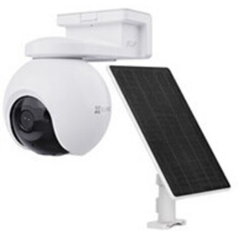 Caméra de surveillance extérieure EZVIZ EB8 4K 360° avec panneau solaire 8W Wi‑Fi 6 et 4G