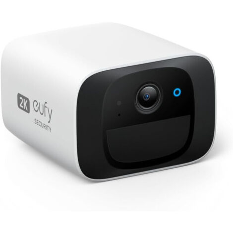 Caméra de surveillance extérieure sans fil 2K – Wi-Fi 2,4 GHz – Panneau solaire inclus – Vision nocturne avancée – Anker