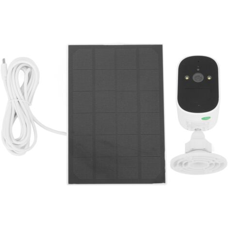 Caméra de Surveillance Extérieure Solaire 1080P WiFi Infrarouge Sécurité Sans Fil