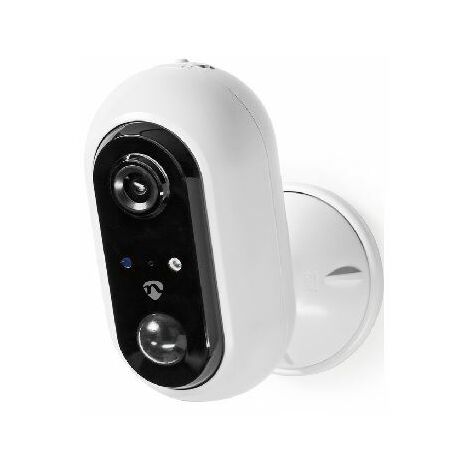 Caméra de surveillance extérieure Wi-Fi Full HD – Vision nocturne jusqu'à 10m – Autonomie 1 à 4 mois – Boîtier étanche IP65 – Nedis