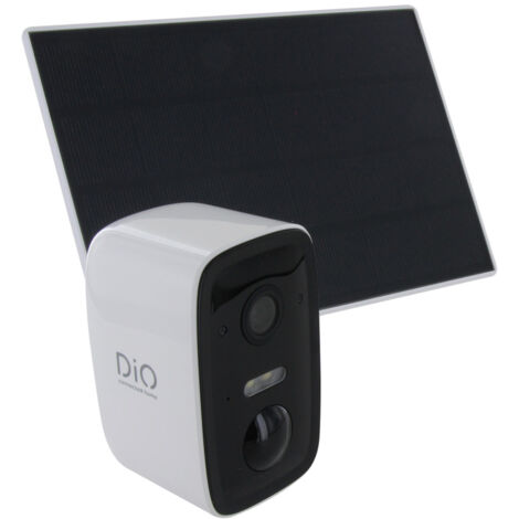 Caméra de surveillance extérieure Wi-Fi IP65- 1080p - panneau solaire - DiO