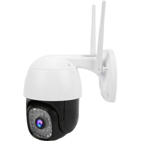 Caméra de Surveillance Extérieure WiFi Résistante aux Intempéries, Détection Intelligente de Mouvement, Vision Nocturne HD, Contrôle à Distance par Application, Alimentation Large Voltage UE