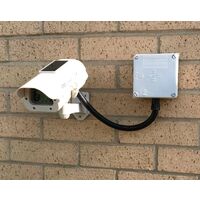 Caméra de surveillance factice (leurre) DC23 solaire avec boîtier de gestion