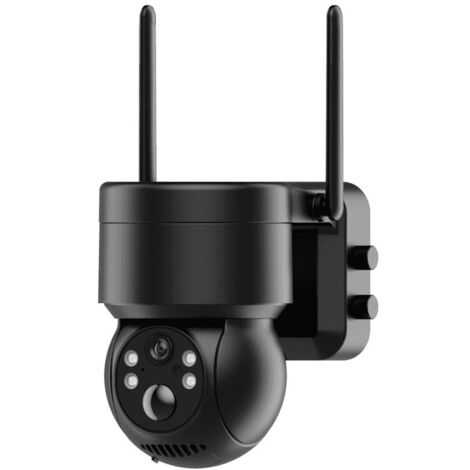 CAMÉRA DE SURVEILLANCE INTELLIGENTE PTZ À 360° BATTERIE ORIENTABLE AVEC STATION DE CHARGE SOLAIRE - WI-FI 2,4GHZ - 2 K - 4 MP -