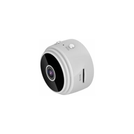 Caméra de surveillance interieur / exterieur Caméra WiFi, caméra de sécurité sans fil 4K Ultra HD pour la surveillance de la maison et du bureau (blanc)-BISBISOUS