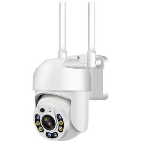 Caméra de surveillance interieur / exterieur Caméras de sécurité sans fil QX65 pour l'extérieur, caméras extérieures Wi-Fi 5G 5 GHz pour la sécurité de la maison, caméras de sécurité 355° avec alarme