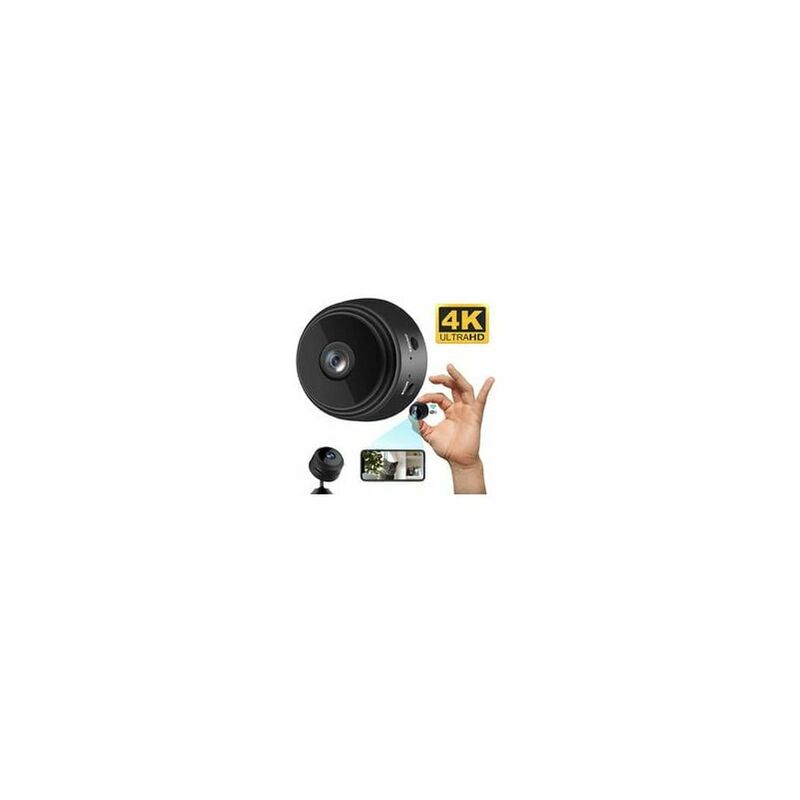 Gabrielle - Caméra de surveillance interieur / exterieur Mini Caméra Espion, Securite Camera 4K hd WiFi Résolution Réglable Caméra de Surveillance