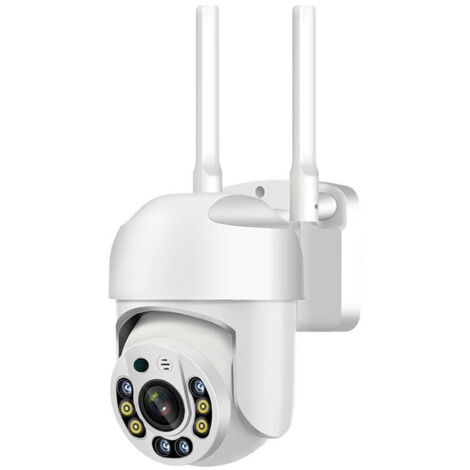 Caméra de surveillance intérieure/extérieure sans fil 5G – Vision nocturne laser – Rotation 360° – Suivi humanoïde intelligent - FI 5 G