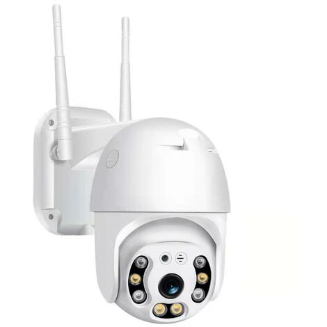 Caméra de Surveillance Maison Extérieur WiFi Moniteur Caméra Sans Fil 1080P