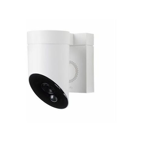 Caméra de surveillance OUTDOOR CAMERA extérieure blanche - 2401560 - ssirène intégrée - SOMFY -