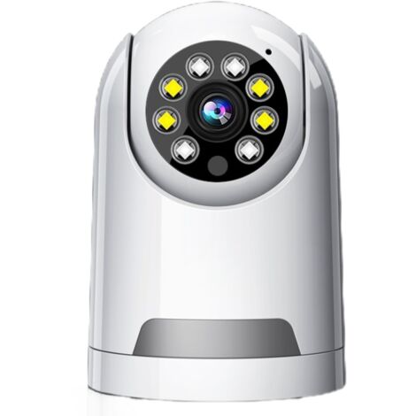 Caméra de surveillance panoramique à 360 degrés intérieur maison téléphone portable moniteur de vision nocturne haute définition sans télécommande réseau
