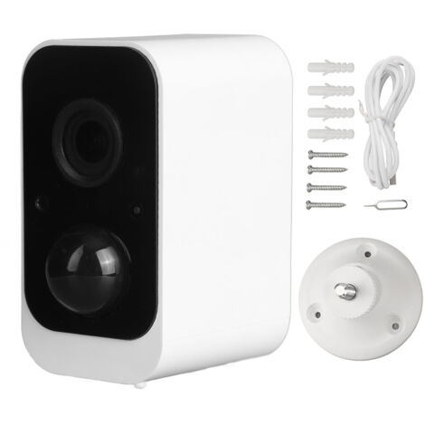 Caméra de Surveillance Sans Fil 2MP Vision Nocturne Couleur IP65 Interphone Bidirectionnel Faible Consommation Batterie
