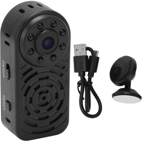 Caméra de surveillance sans fil 4K avec détection de mouvement, enregistrement en boucle et surveillance à distance pour maison, bureau ou cuisine
