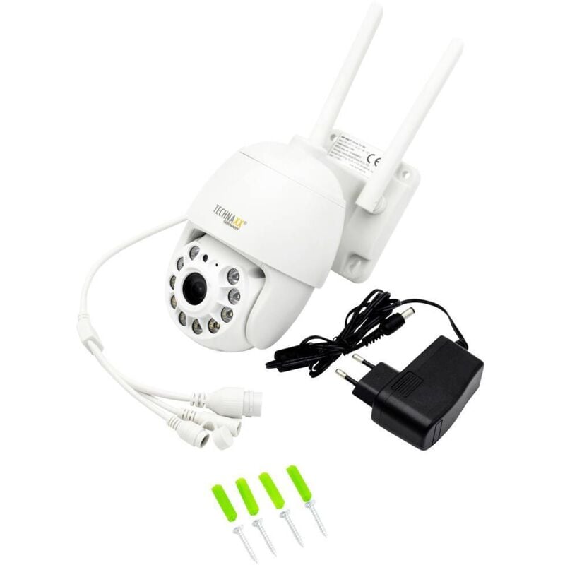 4991 Technaxx TX-192 Wi-Fi, Ethernet IP Caméra de surveillance 2304 x 1296 pixels