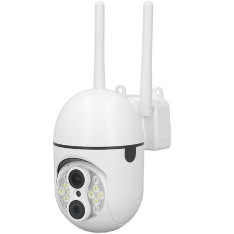 Caméra de Surveillance WiFi 1080P avec Détection de Mouvement et Vision Nocturne pour Intérieur, Alimentation Secteur UE