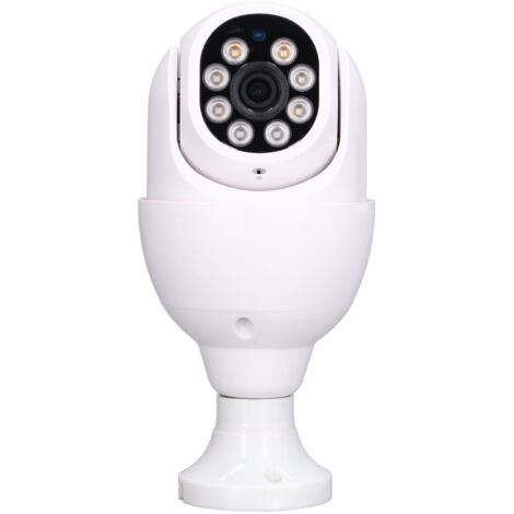 Caméra de Surveillance WiFi 1080P avec Vision Nocturne Couleur et Interphone Connecté pour Sécurité Domestique