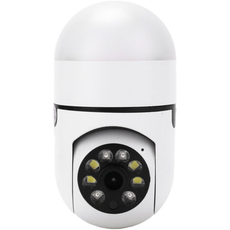 Caméra de Surveillance WiFi 2MP Vision Nocturne 360° pour Intérieur, Alimentation Secteur 110‑240V