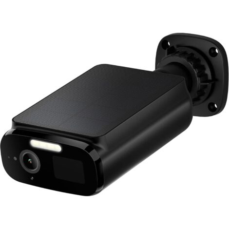 Caméra de surveillance WiFi extérieure 4MP 2,5K – Alimentation solaire – Détection PIR – Vision nocturne couleur – Étanche IP66 – Woox - 10400mAh