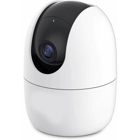 Caméra de Surveillance WiFi Interieur Caméra Dôme 1080P Camera 360 Degrés avec Vision Nocturne Détection de Mouvement Suivi Intelligent Audio Bidirectionnel pour Bébé et Animal Compatible Alexa,ladacè