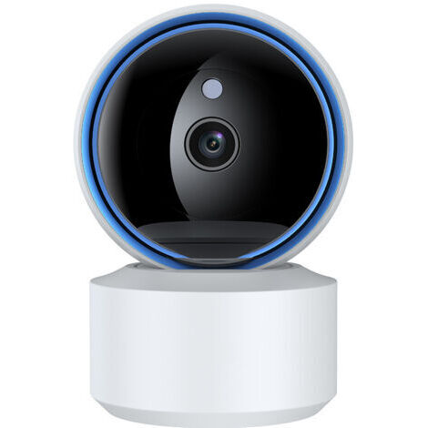 Caméra de surveillance WiFi intérieure 1080p, détection de personnes, audio bidirectionnel, moniteur bébé/animaux
