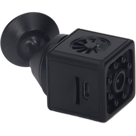 Caméra de surveillance WiFi mini 1080P pour la maison, vision nocturne et détection de mouvement
