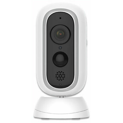Caméra de Surveillance WiFi sur Batterie Rechargeable Caméra Surveillance sans Fil 1080P Extérieure Intérieure PIR Détection Humaine Audio Bidirectionnel Étanche,HANBING