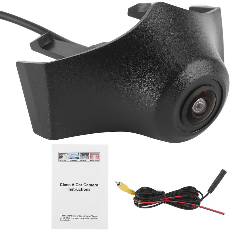 YB - Jeffergarden Caméra de vue avant à montage sur calandre capteur ccd étanche 170 ° grand Angle adapté pour Q7 2016