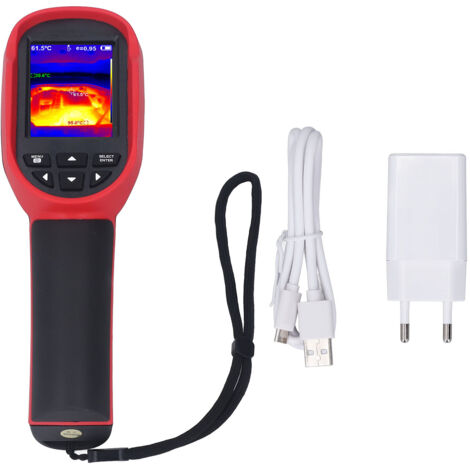 Caméra d'imagerie thermique, imageur infrarouge portatif Compact avec transfert de données, prise ue