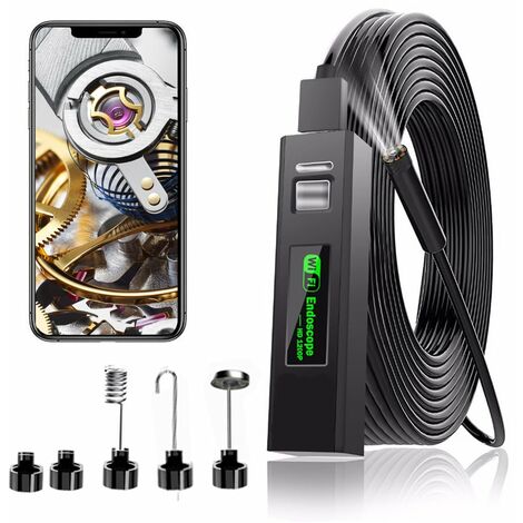 Kryc-endoscope Industriel 15m D'usb D'endoscope De Canalisation De Lentille  Impermable De Cuivre De 14,5 Mm