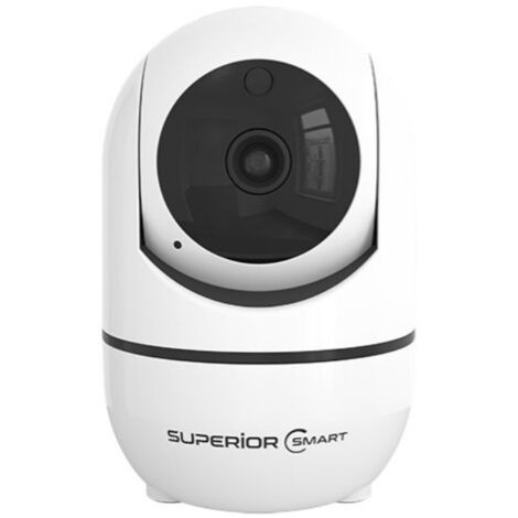 Caméra d’intérieur intelligente sans fil HD 720p – Superior Smart iCM001 – Audio bidirectionnelle, Vision Nocturne, App Smart Life