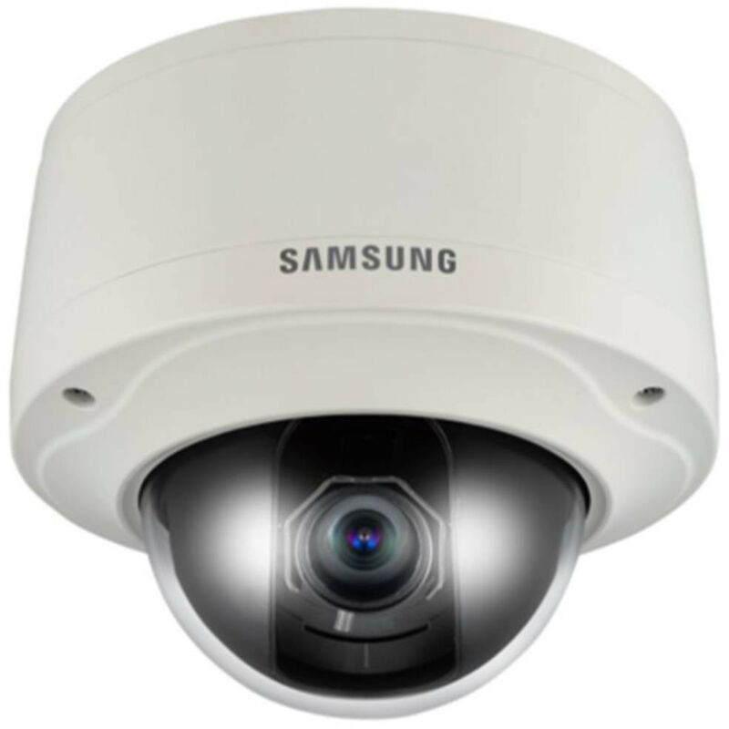 Samsung - Caméra Dôme ip wdr Antivandalisme 600TVL compatible nvr Réseau PoE SNV-3082P