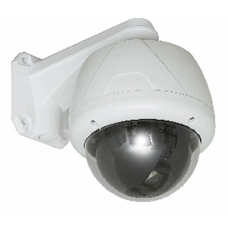 Caméra dôme motorisée extérieure murale 360° zoom X37 résolution 550l couleur alim 12V CC (non incl) analogique IP66 URA 511305