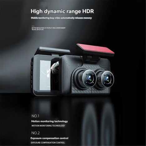 Caméra embarquée DVR IPS HD 1080p 4 pouces avec vision nocturne infrarouge