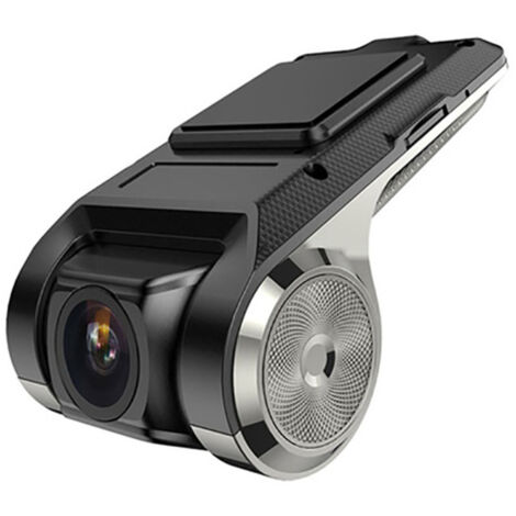 Caméra embarquée USB HD 720p, objectif rotatif à 90°, grand angle de 170°, enregistreur vidéo routier avec couverture cyclique automatique et capteur G.