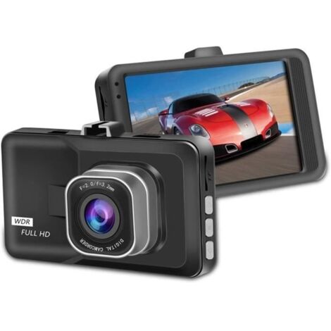 Caméra Embarquée Voiture 1080P, Dashcam Voiture 170° 3'" avec Mode de nement,Détection de Mouvement, Enregistrement en Boucle