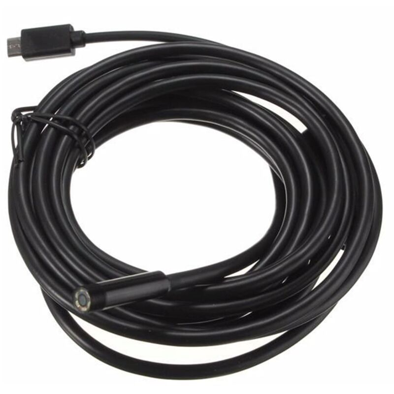 Housecurity - caméra endoscopique 10 m 6 led flexible probe cable usb 10 metres inspection