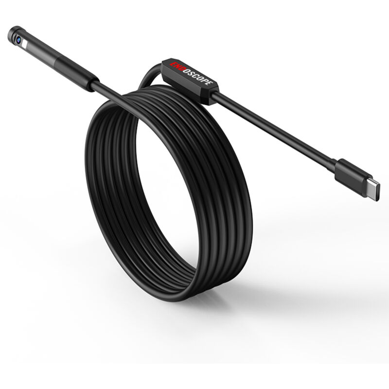 Lifcausal - Caméra endoscopique d'inspection de type c, 7,9 mm, lumières led réglables intégrées, IP67, étanche, pour téléphone portable Android ios