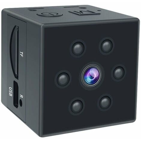 Camera Espion, 4K HD Mini Camera Surveillance Interieur Longue Durée de Vie de La Batterie Caméra de Surveillance sans Fil Spy Cam Vision Nocturne Détection de Mouvement Micro Camera