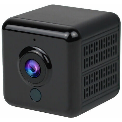 Camera Espion, (Lot 1) 4K HD Mini Caméra Surveillance Interieur sans Fil Enregistrementavec WiFi Detecteur Mouvement Spy Cam Vision Nocturne Micro Camera Noir 1 Unité