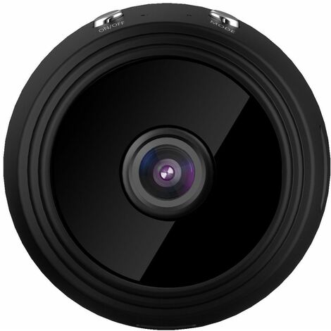 Camera Espion sans Fil HD 1080P Spy Caméra de Surveillance WiFi avec Vision Nocturne et Detecteur, Video Sécurité Bébé Hidden Interieur/Exterieur Black-a9 Lefou