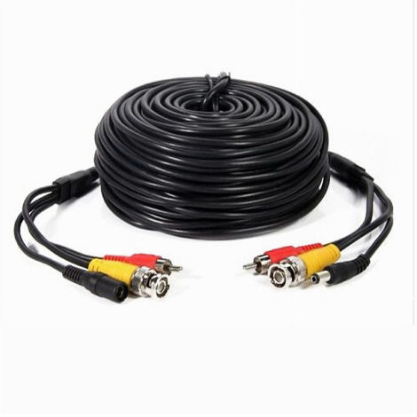 Camera Extension Cable Bnc Audio Video Surveillance 10mt Cv-tel002 Maxtech