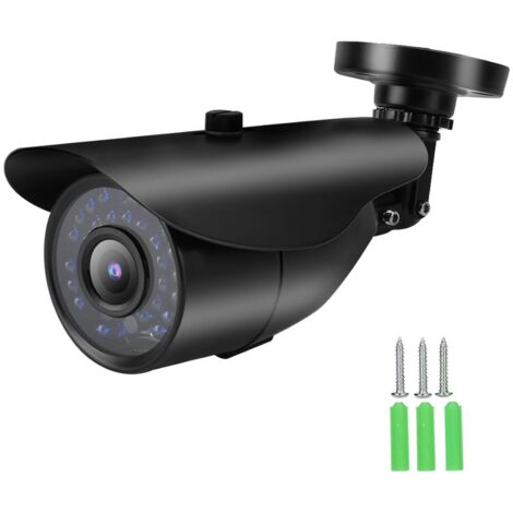 Caméra Extérieure Analogique TVI/AHD/CVI 720P, Vision Nocturne IR, Résistance IP66 pour CCTV