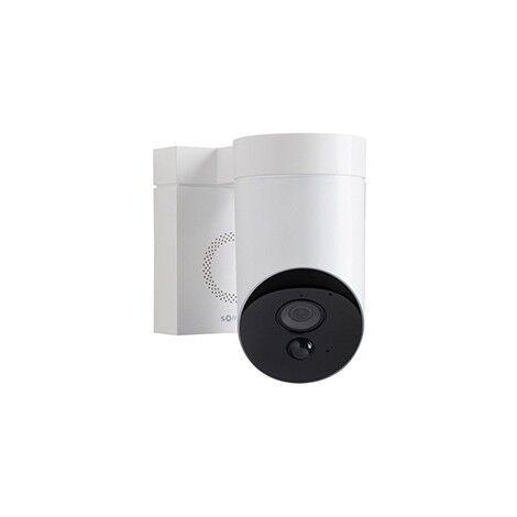 Caméra extérieure connectée Somfy Outdoor - 130° - 1080p - Wifi - Blanc