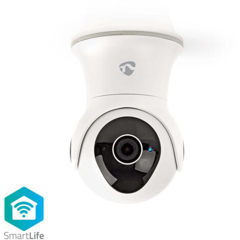 Caméra extérieure SmartLife 16 GO avec vision nocturne en connexion Wifi - Nedis -