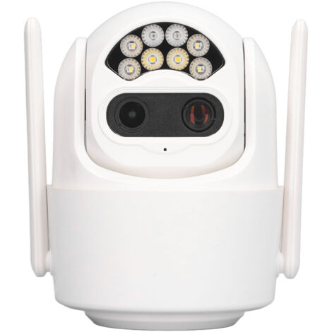 Caméra Extérieure WiFi 1080P avec Zoom, Alimentation 110-240V et Prise UE pour Surveillance